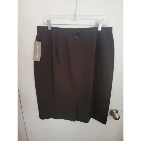 Jones New York NWT Womens pencil skirt, Size 16 Monaco Mink Brown 1 Piece Only - Picture 2 of 7